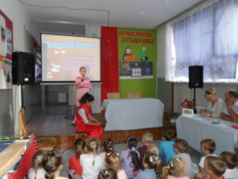 XIII Ogólnoszkolny Finał Konkursu „Czytająca Szkoła” w Wilczyskach