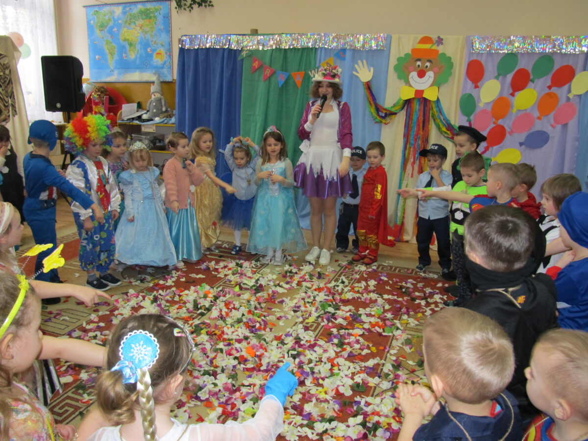 Bal karnawałowy w Przedszkolu Samorządowym w Bobowej