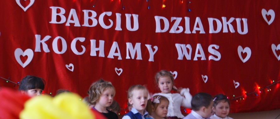 Obchody Dnia Babci i Dziadka w Przedszkolu Samorządowym w Wilczyskach.