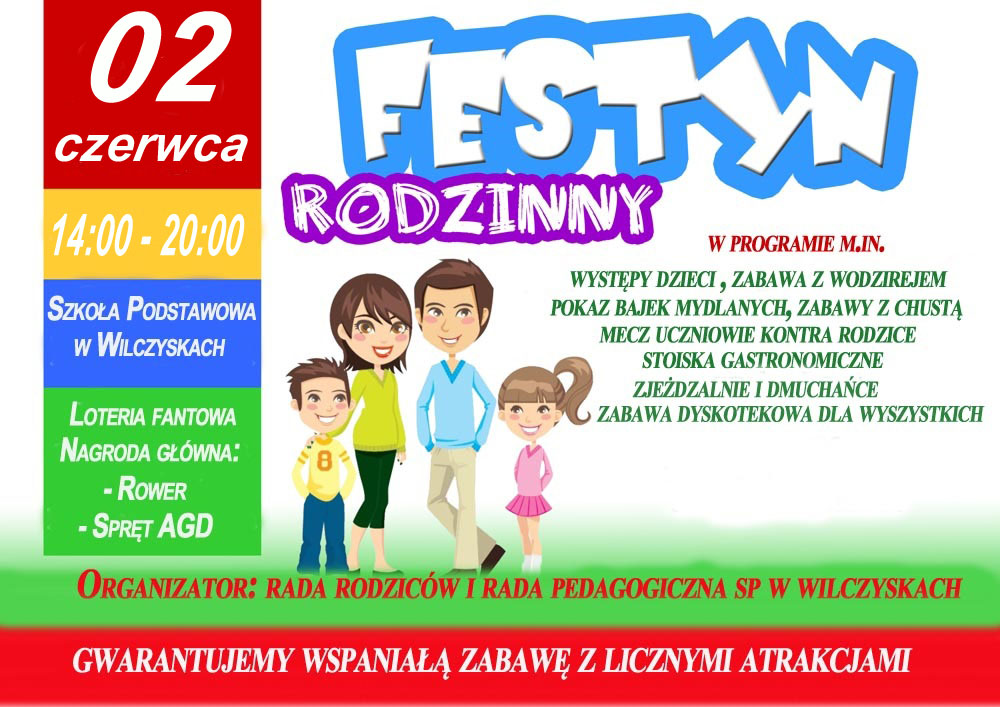 Festyn rodzinny w Wilczyskach – Zaproszenie