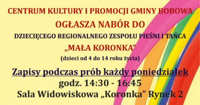 Trwa nabór do Dziecięcego Regionalnego Zespołu Pieśni i Tańca „Mała Koronka” w ramach kontynuacji projektu „Szabasówka”