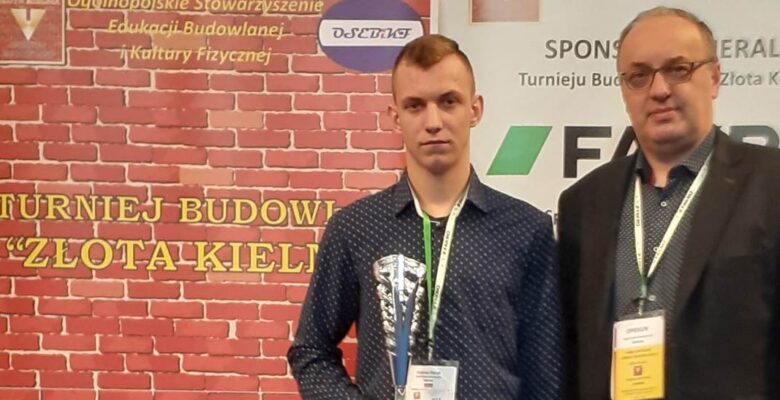 Uczeń Zespołu Szkół Zawodowych w Bobowej zdobywcą pierwszego miejsca w Finale Ogólnopolskiego Turnieju