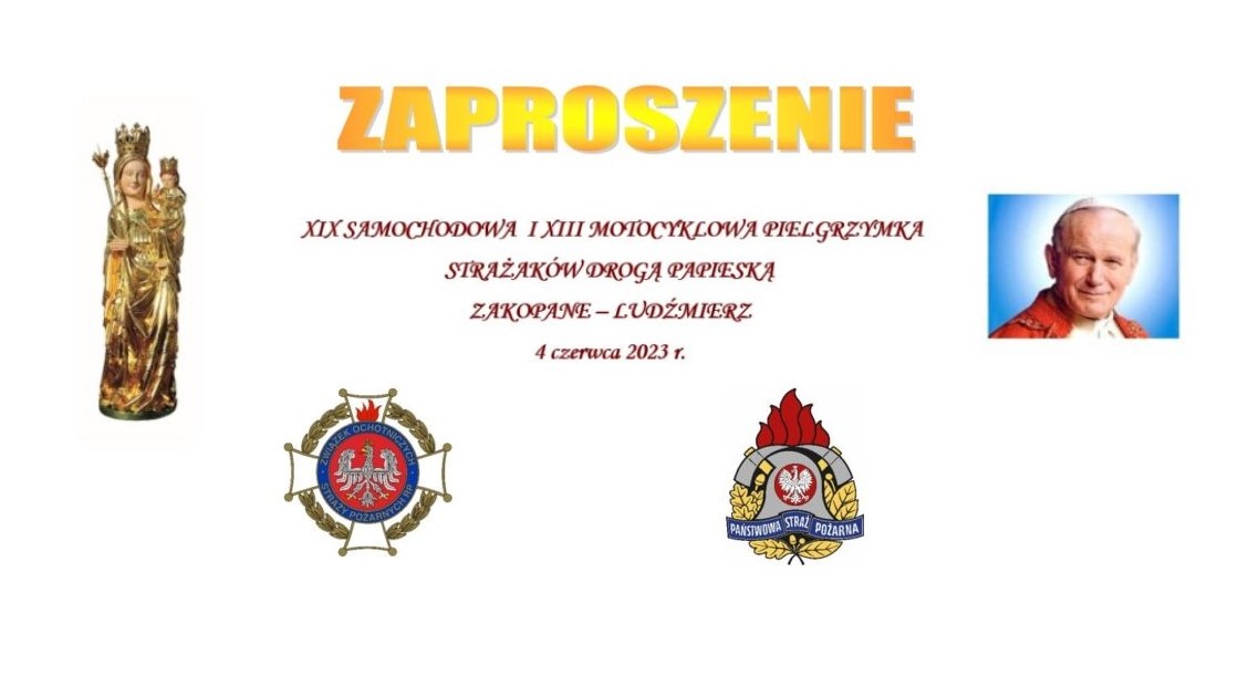 Niedzielna pielgrzymka motocyklowa do Zakopanego 04.06.2023 r. – zaproszenie