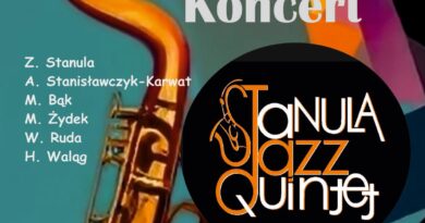 Koncert zespołu „Stanula Jazz Quintet” – zaproszenie