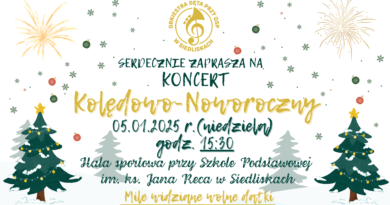 Zapraszamy na koncert Kolędowo – Noworoczny