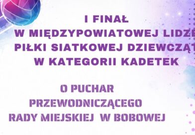 Zapraszamy na I Finał w Międzypowiatowej Lidze Piłki Siatkowej Dziewcząt w kategorii Kadetek Zapraszamy na I Finał w Międzypowiatowej Lidze Piłki Siatkowej Dziewcząt w kategorii Kadetek