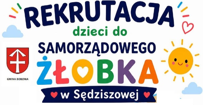 Rekrutacja dzieci do żłobka samorządowego w Sędziszowej Rekrutacja dzieci do żłobka samorządowego w Sędziszowej