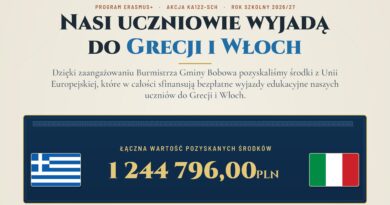 Uczniowie z terenu gminy Bobowa wyjadą na Erasmusa! Uczniowie z terenu gminy Bobowa wyjadą na Erasmusa!